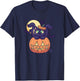 Dungeons & Dragons Halloween Chibi Displacer Beast Pumpkin T-Shirt - T-Shirt | Navy