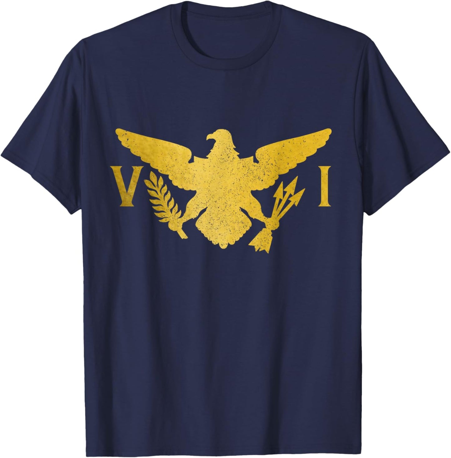 US Virgin Islands USVI Flag Pride Souvenir T-Shirt - T-Shirt | Navy