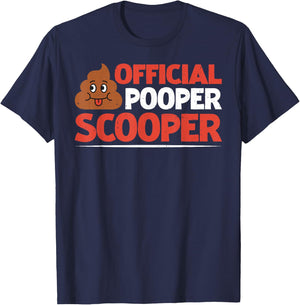 Official Pooper Scooper T-Shirt - T-Shirt | Navy