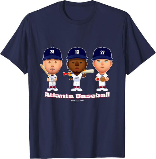 Atlanta Baseball Players Body Trio MLBPA