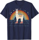 Roller Skating Alpaca Skater Skate Retro Vintage 70s/80s T-Shirt - T-Shirt | Navy