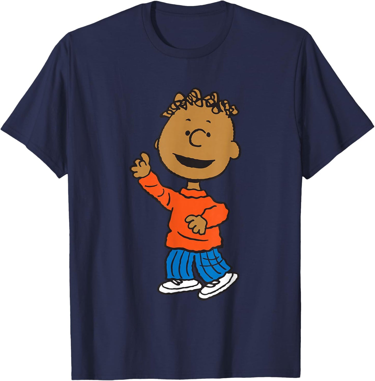 Peanuts Franklin Armstrong T-Shirt - T-Shirt | Navy