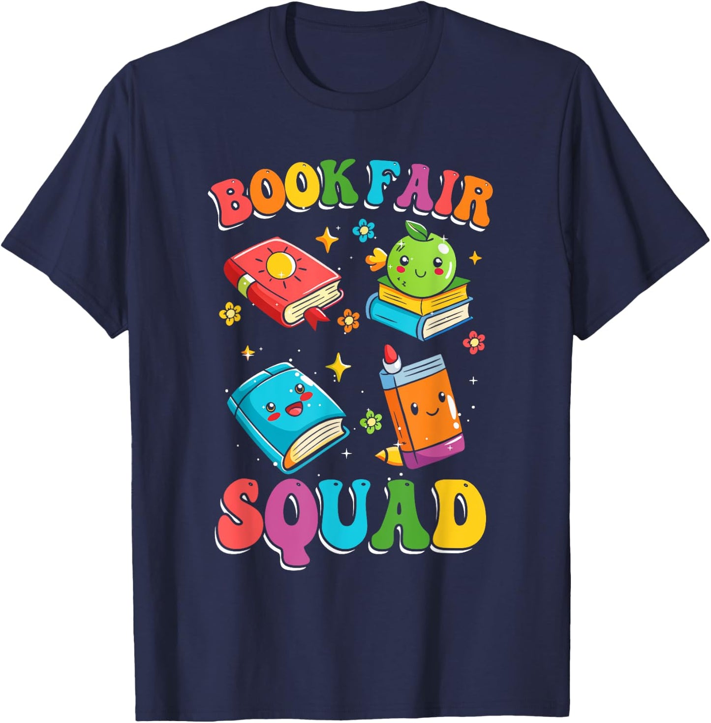 Book Fair Squad T-Shirt - T-Shirt | Navy
