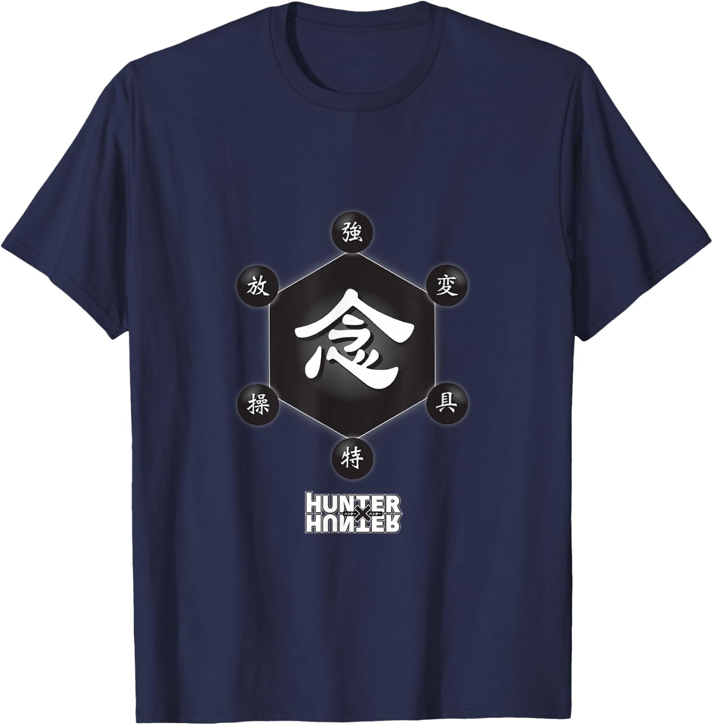 Hunter X Hunter Symbols T-Shirt - T-Shirt | Navy
