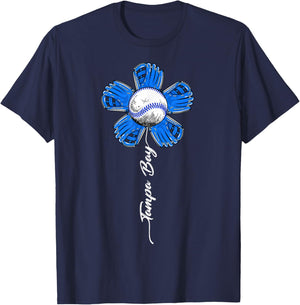Souvenir Colorful Flower - I Love This Cities T-Shirt - T-Shirt | Navy