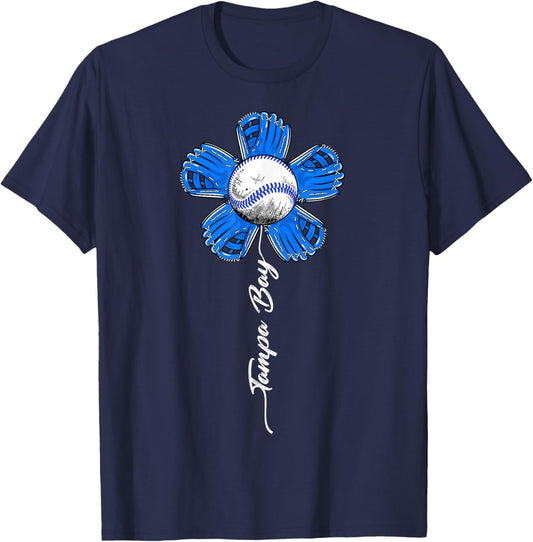 Souvenir Colorful Flower - I Love This Cities T-Shirt - T-Shirt | Navy