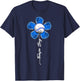 Souvenir Colorful Flower - I Love This Cities T-Shirt - T-Shirt | Navy