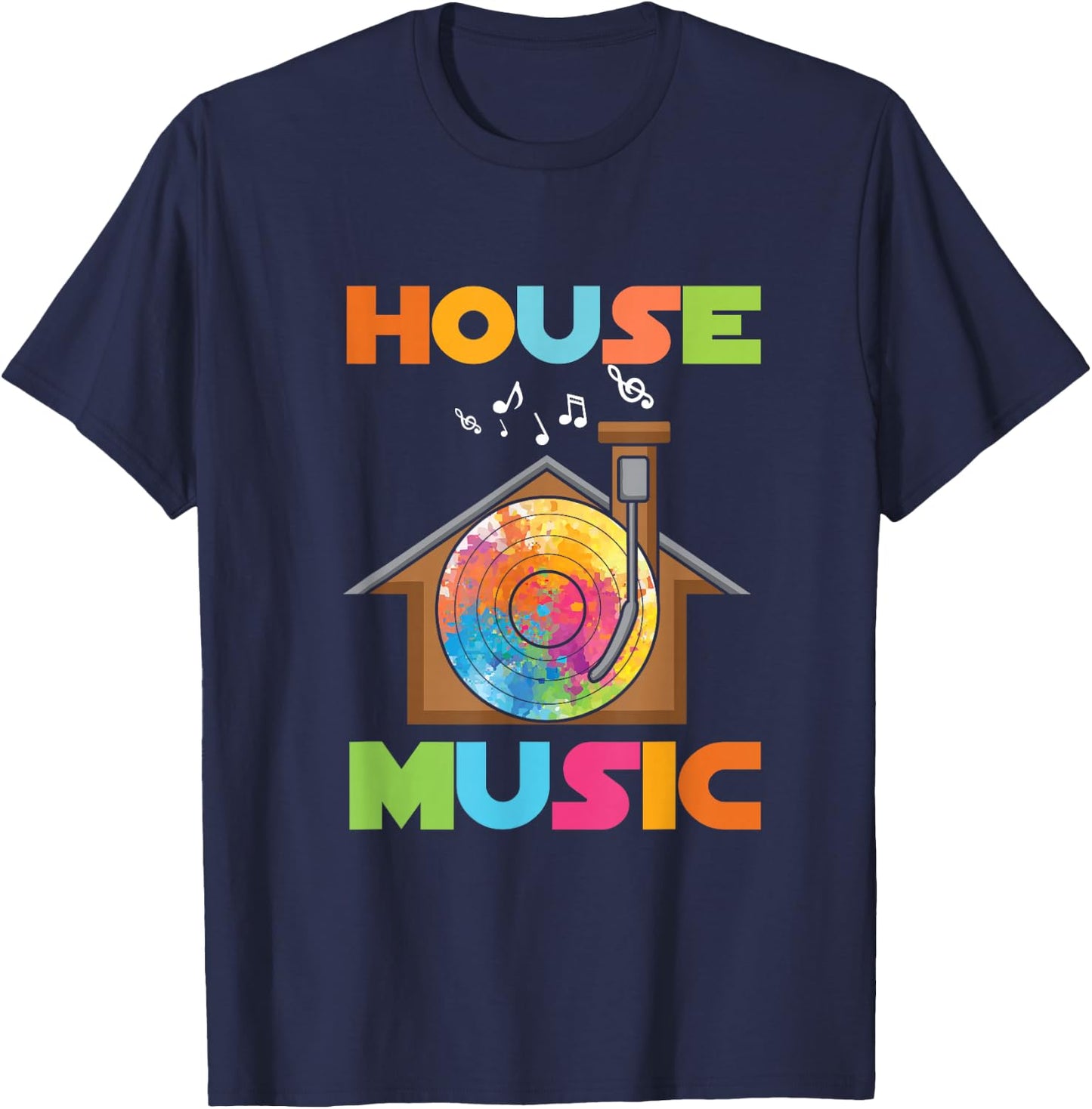 EDM - House Music Party DJ - Concert T-Shirt - T-Shirt | Navy