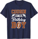Cousin Of The Birthday Boy Football Party Family Matching T-Shirt - T-Shirt | Navy
