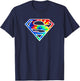 Superman Tie Dye Logo T-Shirt - T-Shirt | Navy