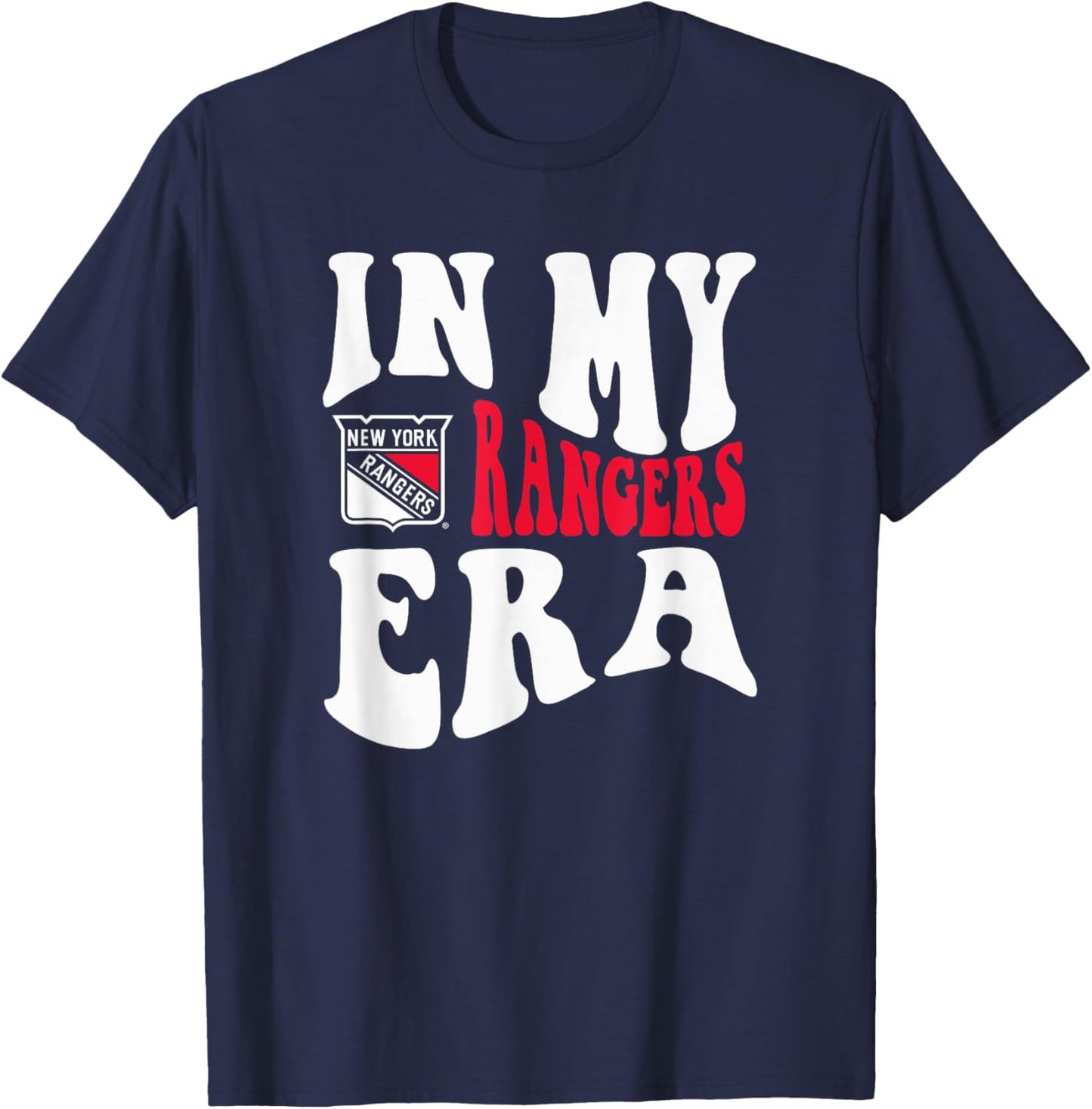 New York Rangers Era Royal Blue Officially Licensed T-Shirt - T-Shirt | Navy