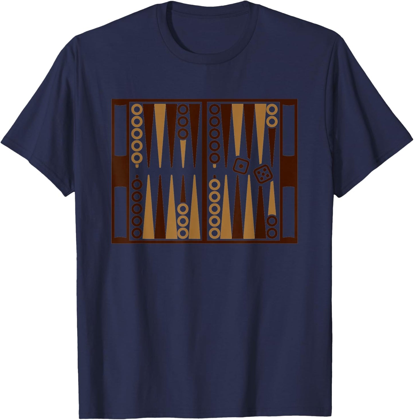 Backgammon T-Shirt - T-Shirt | Navy