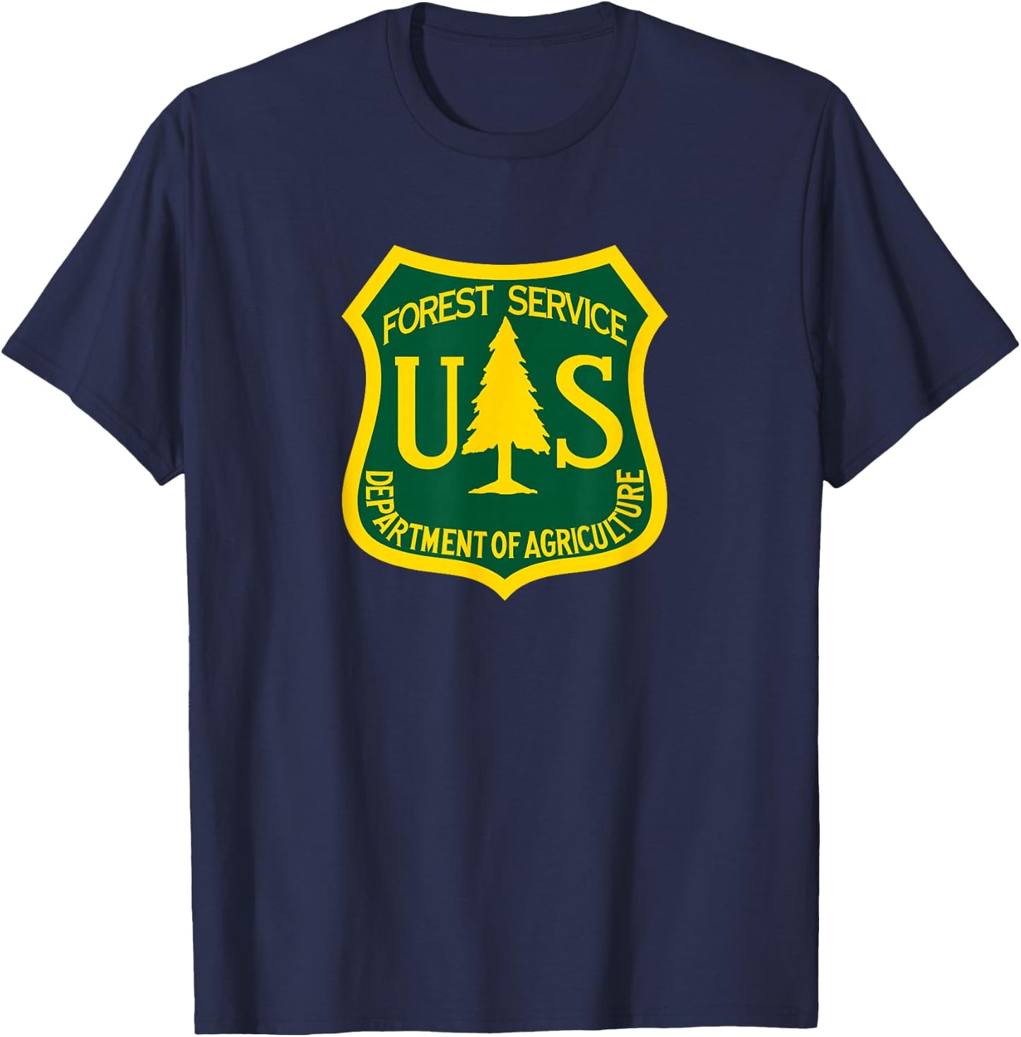 United States Forest Service Agriculture USFS Parks Ranger T-Shirt - T-Shirt | Navy