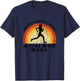 Never Underestimate A Girl Who Runs Runner Girl Track Team T-Shirt - T-Shirt | Navy