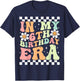 In My 6th Birthday Era Cute Daisy Groovy 6th Birthday Party T-Shirt - T-Shirt | Navy