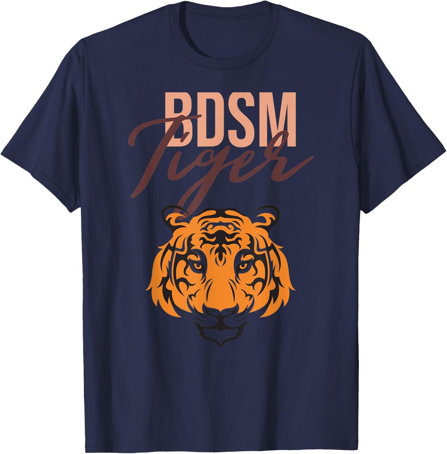 BDSM Instructor Tiger / Master Bondage gift T-Shirt - T-Shirt | Navy