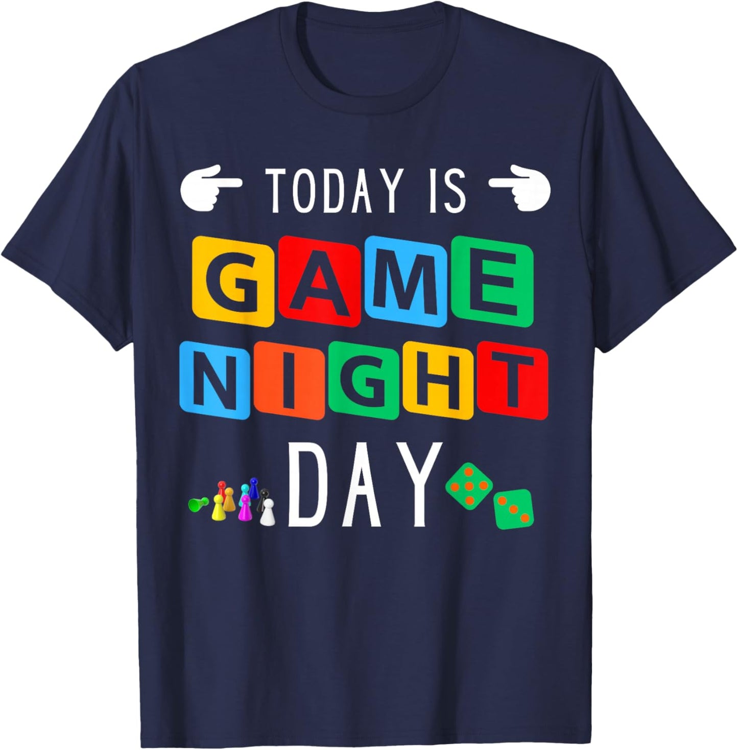 Family Game Night Day This is How I Host Game Night Host T-Shirt - T-Shirt | Navy