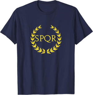 Spqr T-Shirt - T-Shirt | Navy