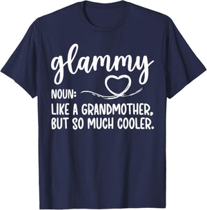 Glammy Definition Glammy Grandma Glammy Grandmother T-Shirt - T-Shirt | Navy