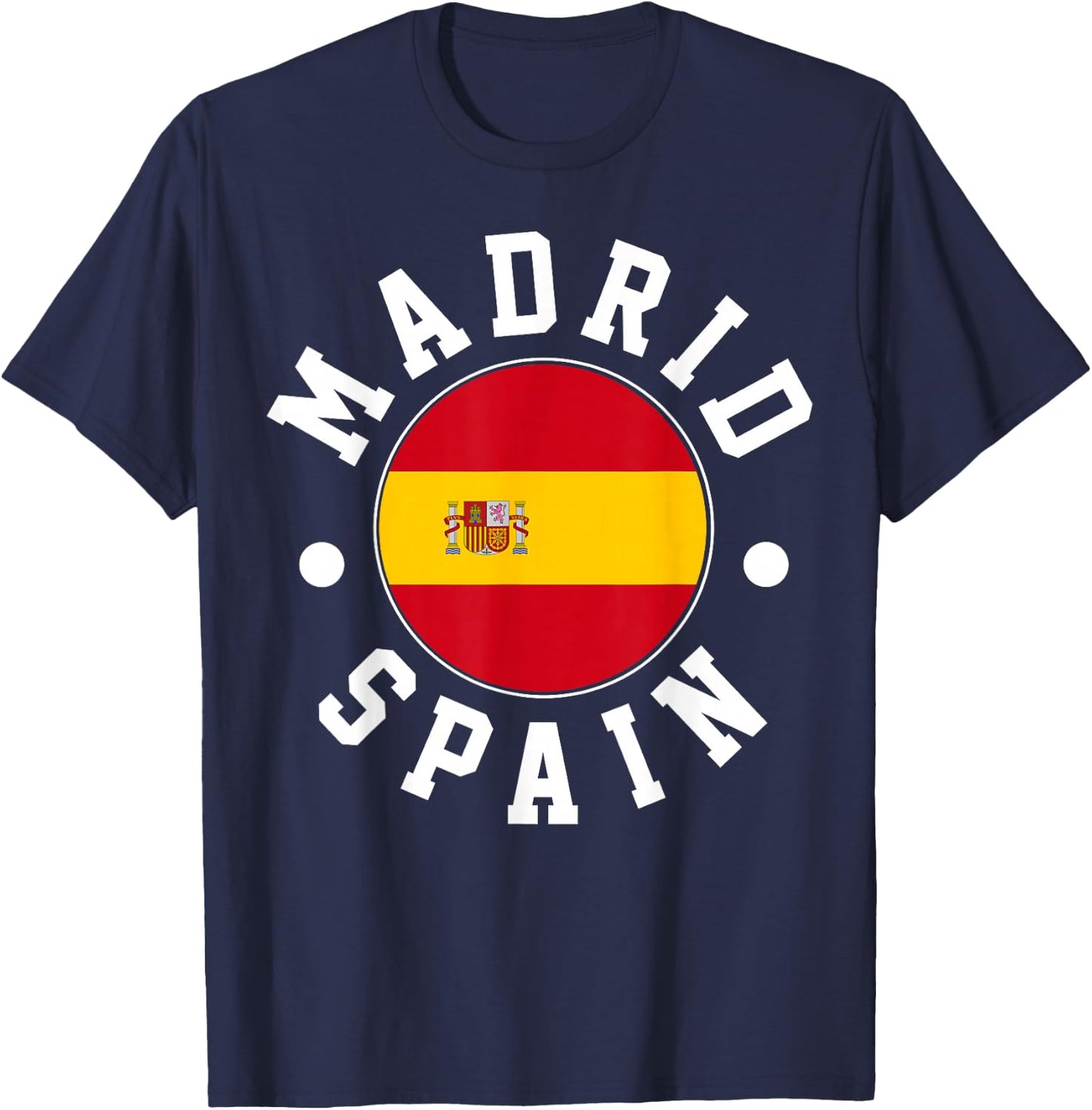 Madrid Spain T-Shirt - T-Shirt | Navy