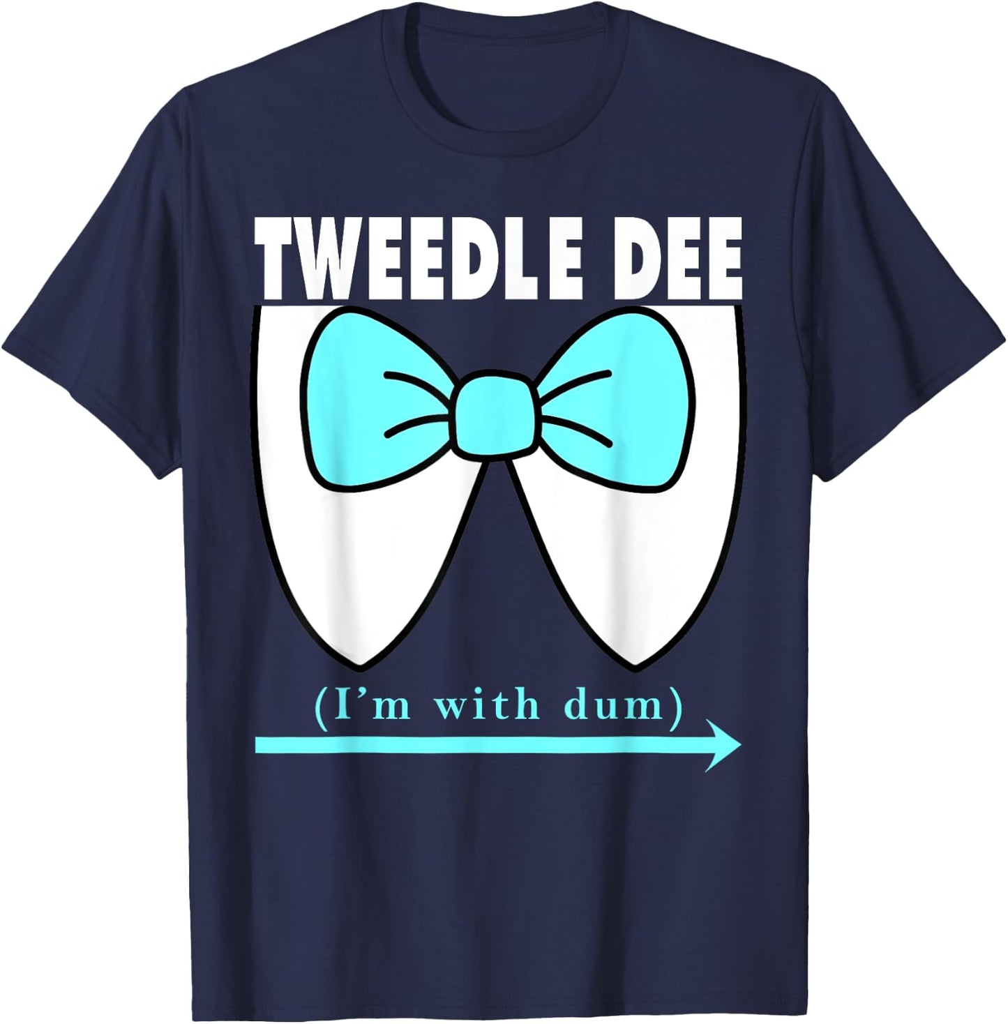Adult Halloween Black Small Classic Fit Polyester 100% Short Sleeve Pull On 1 Count 0 Pockets Big Blue Bow Tie and Collar T-Shirt - T-Shirt | Navy