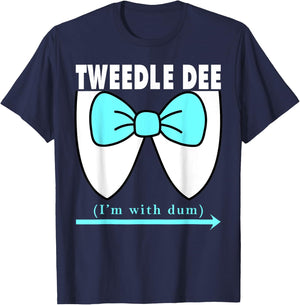Adult Halloween Black Small Classic Fit Polyester 100% Short Sleeve Pull On 1 Count 0 Pockets Big Blue Bow Tie and Collar T-Shirt - T-Shirt | Navy
