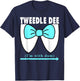 Adult Halloween Black Small Classic Fit Polyester 100% Short Sleeve Pull On 1 Count 0 Pockets Big Blue Bow Tie and Collar T-Shirt - T-Shirt | Navy