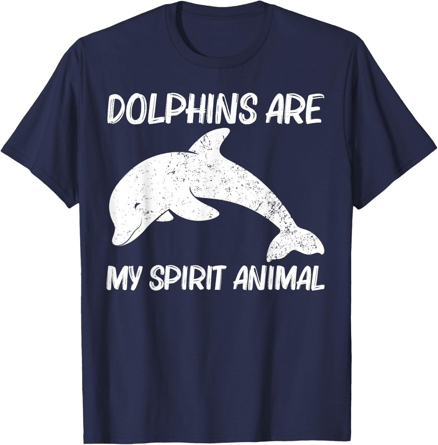Cool Dolphin Gift Women Bottlenose Dolphin Animal T-Shirt - T-Shirt | Navy
