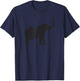 Elephant Distressed Print - Vintage Elephant T-Shirt - T-Shirt | Navy
