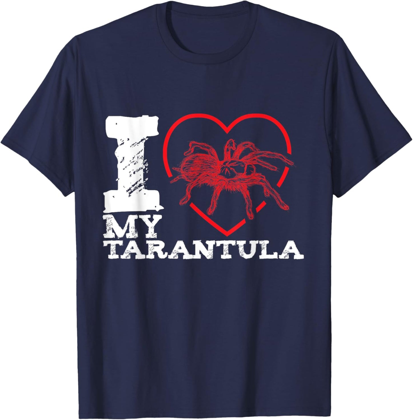 I Love My Tarantula T-Shirt - T-Shirt | Navy