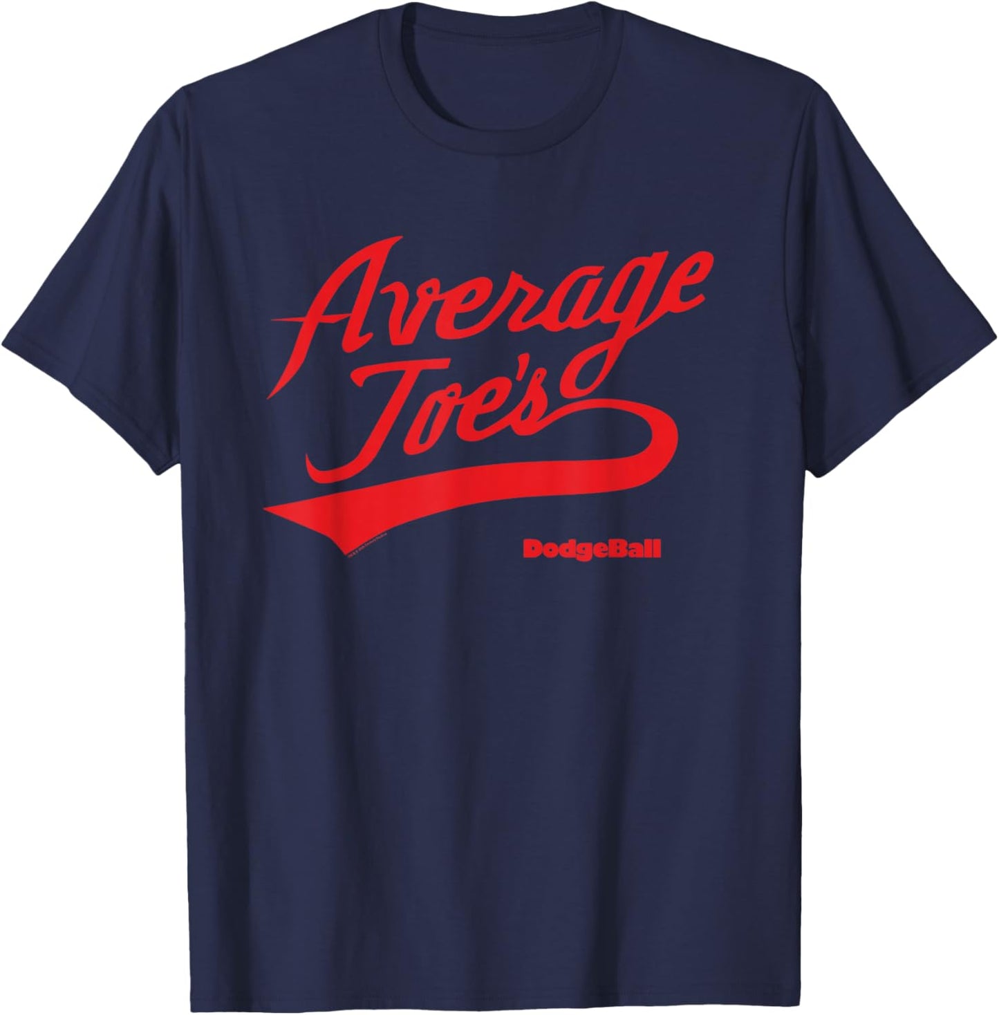 Dodgeball Movie 2004 Official Average Joe’s Gym Logo T-Shirt - T-Shirt | Navy