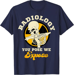 Radiologist Skeleton Radiology Medical Imaging Specialist T-Shirt - T-Shirt | Navy