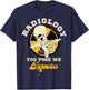 Radiologist Skeleton Radiology Medical Imaging Specialist T-Shirt - T-Shirt | Navy