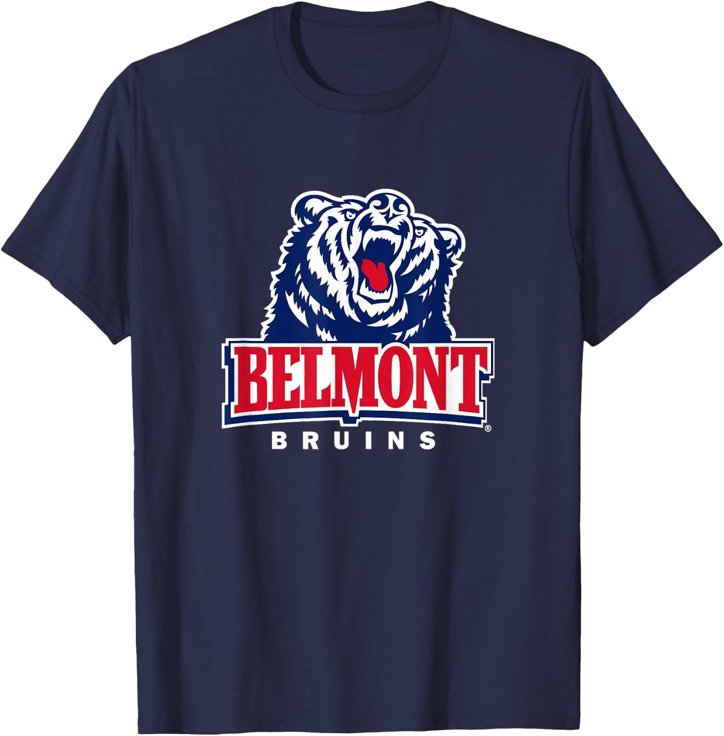 Belmont Bruins | Official NCAA Merch | PPBEL02 T-Shirt - T-Shirt | Navy