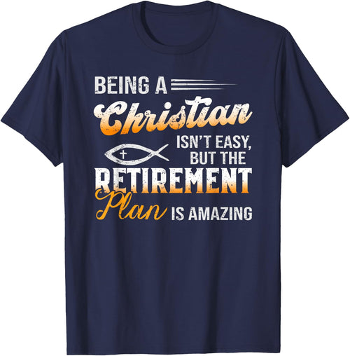 Funny Christian Amazing Retirement Plan Jesus God