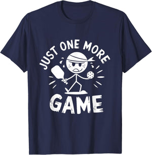 Just One More Game Pickleball T-Shirt - T-Shirt | Navy