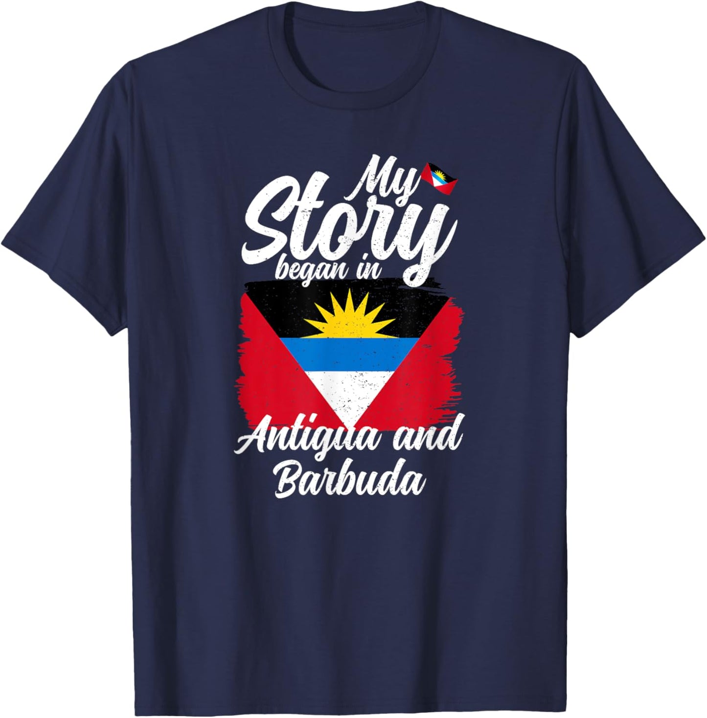 Antigua and Barbuda T-Shirt - T-Shirt | Navy