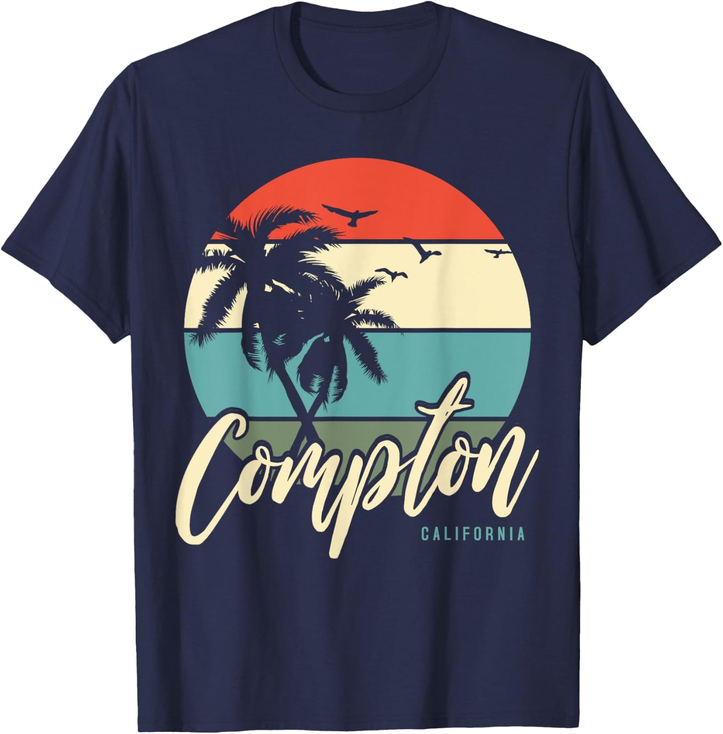 Compton California T-Shirt - T-Shirt | Navy