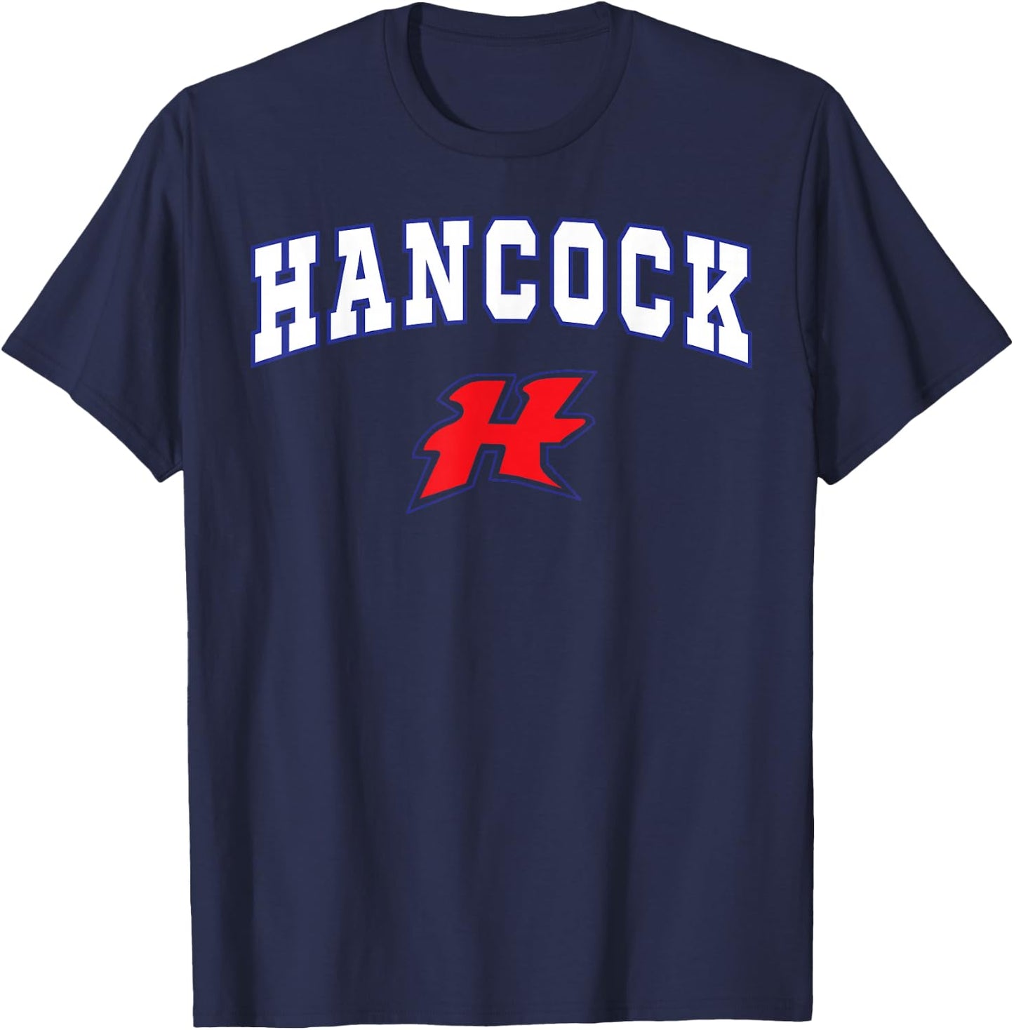 Hancock High School Hawks C2 T-Shirt - T-Shirt | Navy