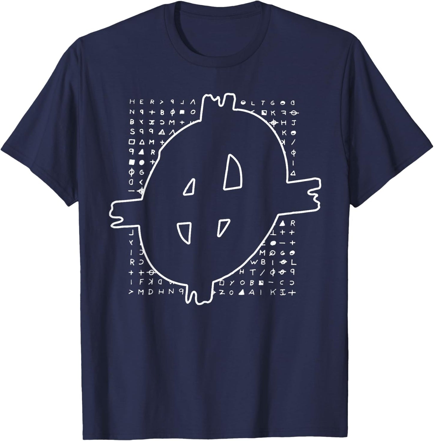 Zodiac Killer Symbol And Cipher True Crime T-Shirt - T-Shirt | Navy