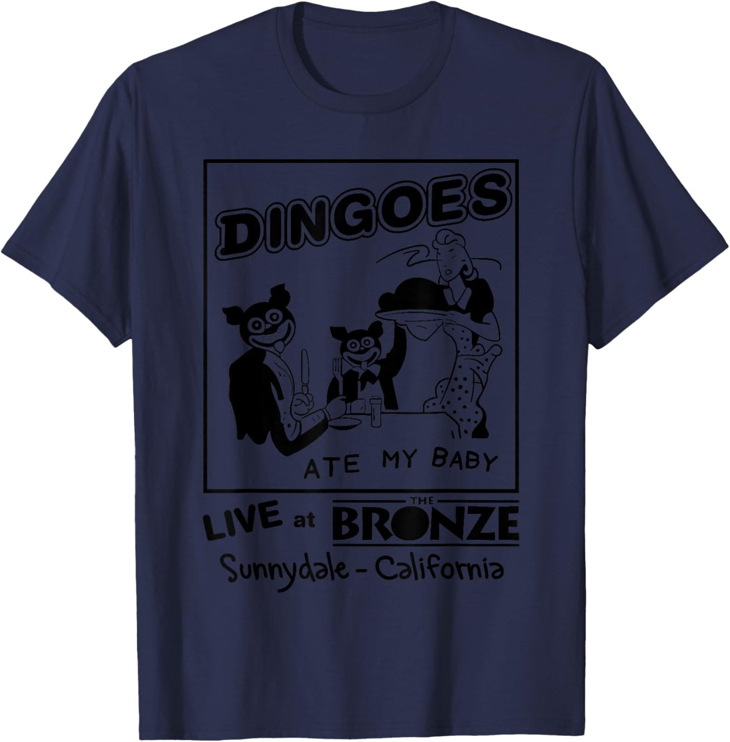 Dingoes Ate My Baby T-Shirt - T-Shirt | Navy