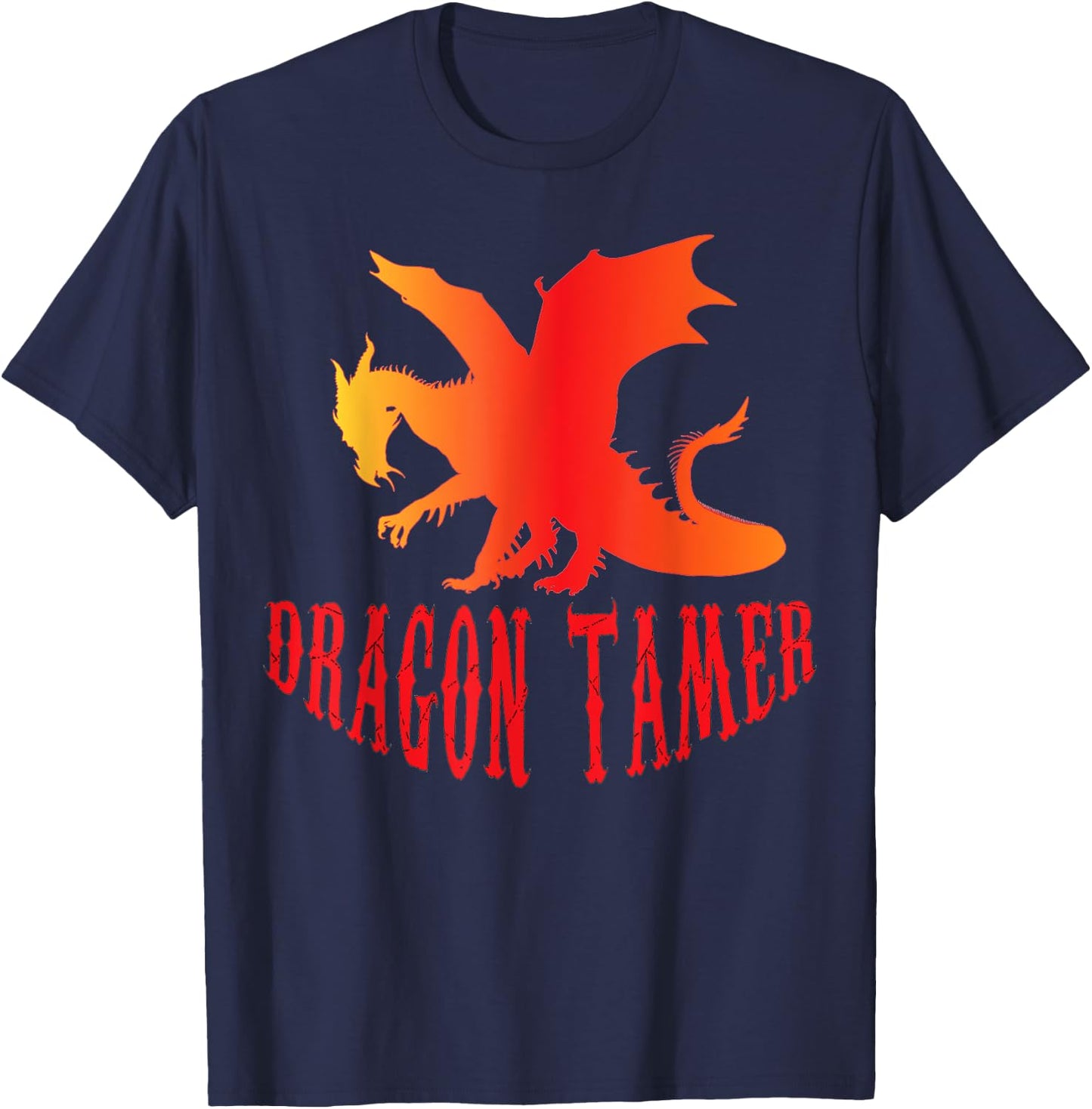 Awesome Dragon Tamer T-Shirt - T-Shirt | Navy