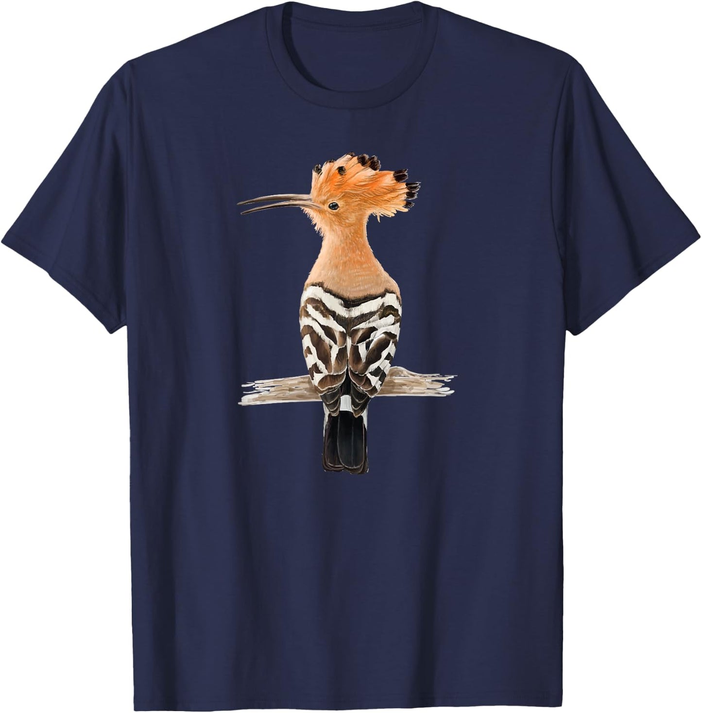 Hoopoe Bird T-Shirt - T-Shirt | Navy