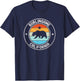 Burlingame, California T-Shirt - T-Shirt | Navy