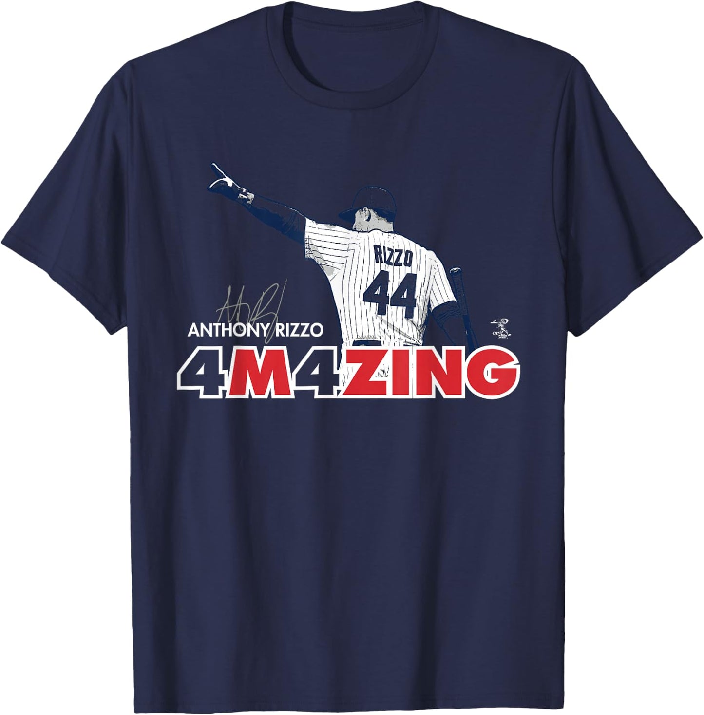 Anthony Rizzo 4M4Zing - Amazing - Apparel T-Shirt - T-Shirt | Navy