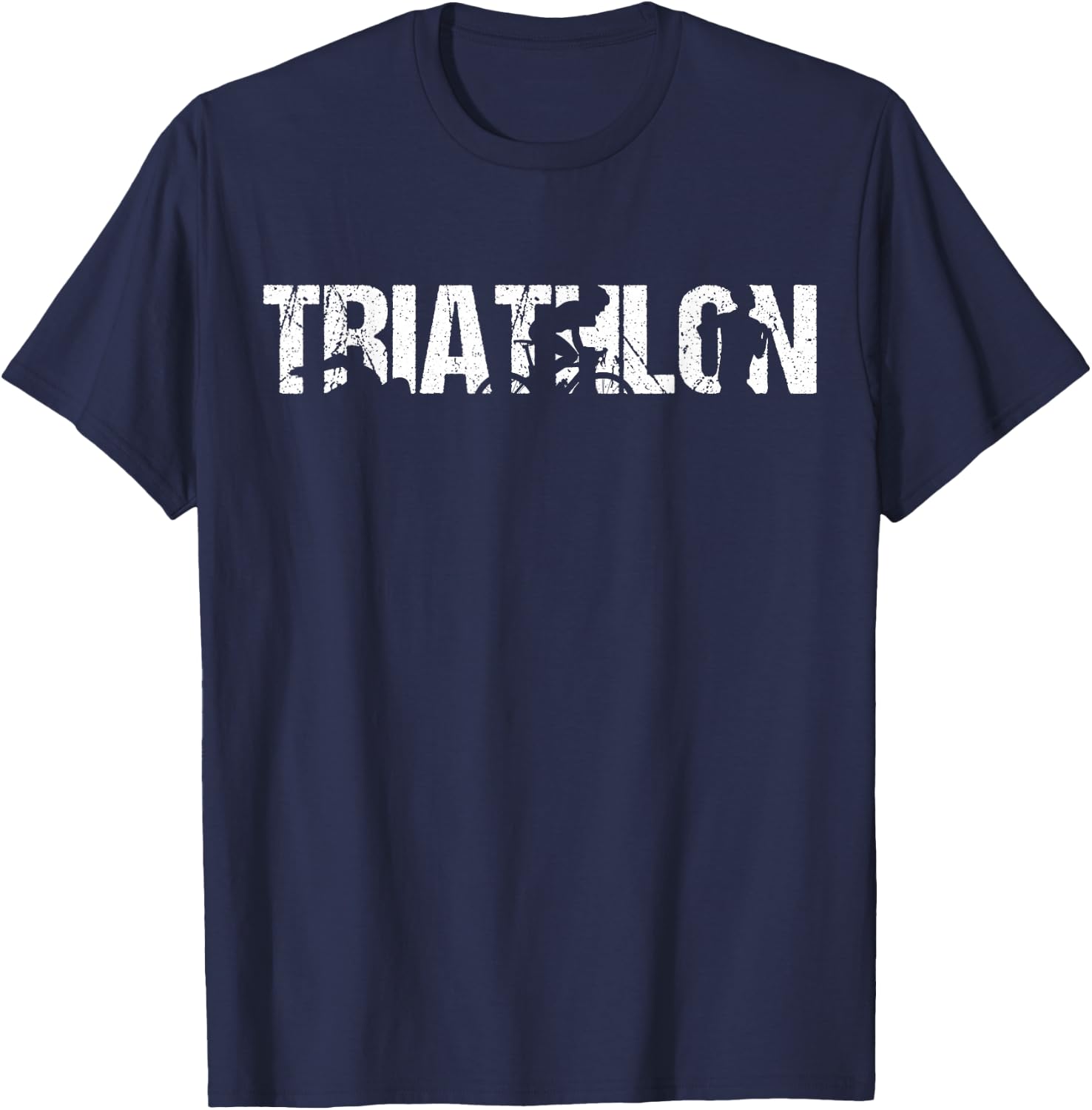 Triathlon Run Bike Swim Triathlete Outfit Boys T-Shirt - T-Shirt | Navy