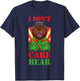 I Dont Care Bear T-Shirt - T-Shirt | Navy