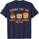 Caring For The Cutest Little Turkeys Child Life Thanksgiving T-Shirt - T-Shirt | Navy