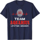 Team Aquarius Lifetime Member Birthday Jan Feb Zodiac Sign T-Shirt - T-Shirt | Navy