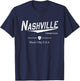 Nashville Tennessee TN Gifts Women Men Kids Souvenirs T-Shirt - T-Shirt | Navy